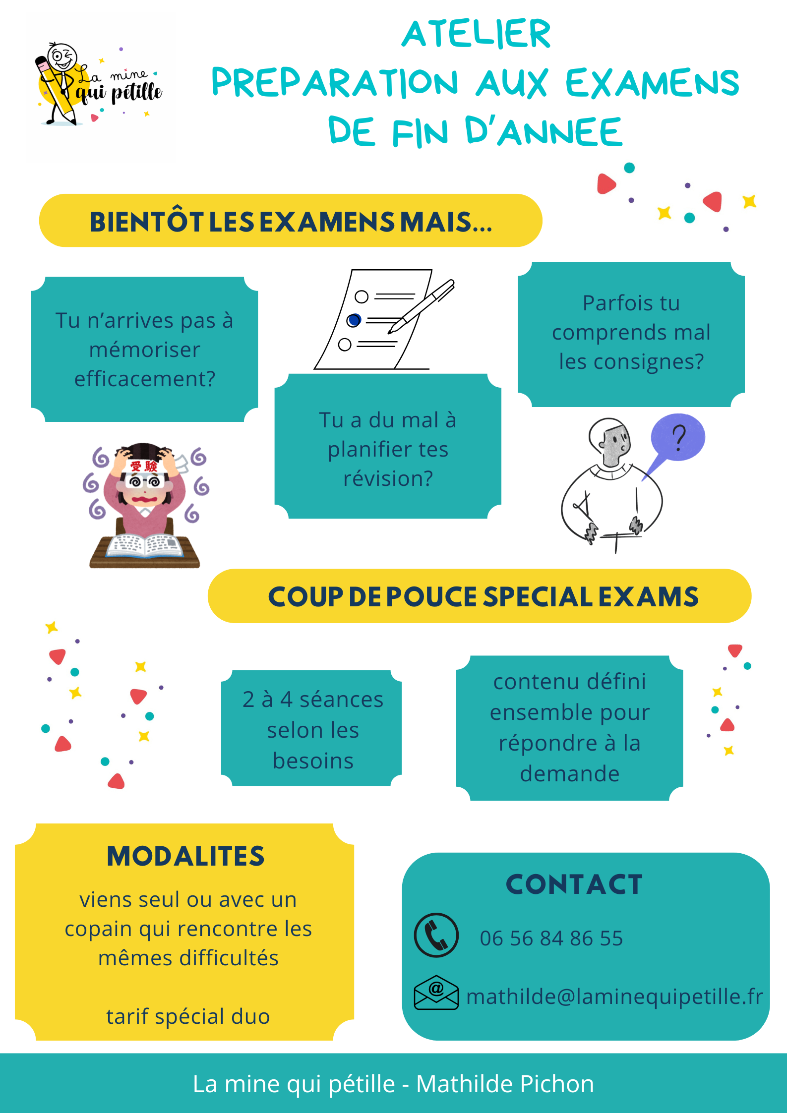 Atelier préparation aux examens de fin d'année